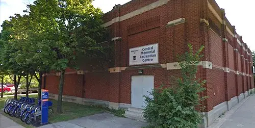 Building exterior at Central Memorial Recreation Centre
