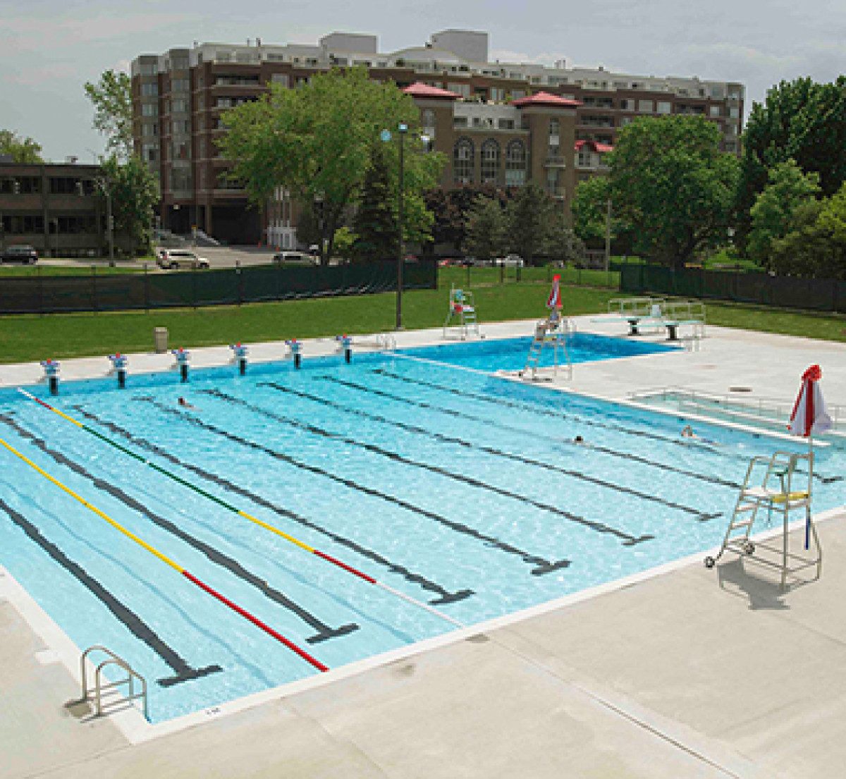 Building exterior at Westmount Recreation Centre pool