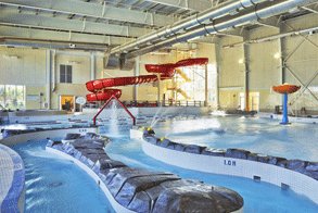 Waterslide at Stride Place